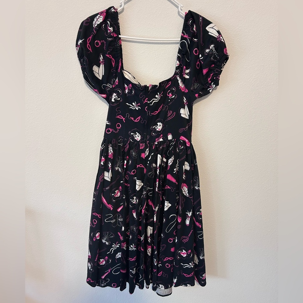 Vixen by Micheline Pitt RARE fetish print dress Size Small